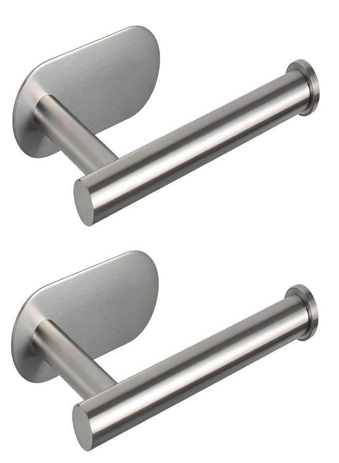 BANZER Self Adhesive Towel Ring Stainless Steel Napkin Towel Hanger for Washbasin Anti Rust Strong Sticker Towel Holder for Bathroom Napkin Holder Bathroom Accessories (Satin) (Regular) - Pack of 2 - Image 1